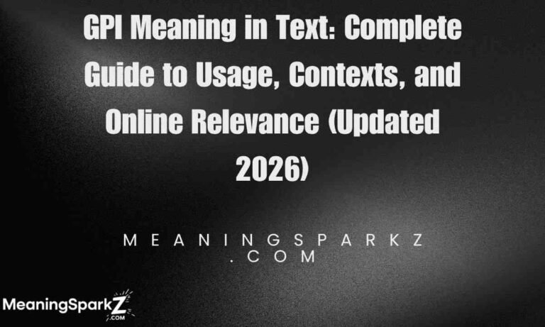 GPI Meaning in Text Complete Guide to Usage, Contexts, and Online Relevance (Updated 2026) (1)GPI Meaning in Text Complete Guide to Usage, Contexts, and Online Relevance (Updated 2026) (1)