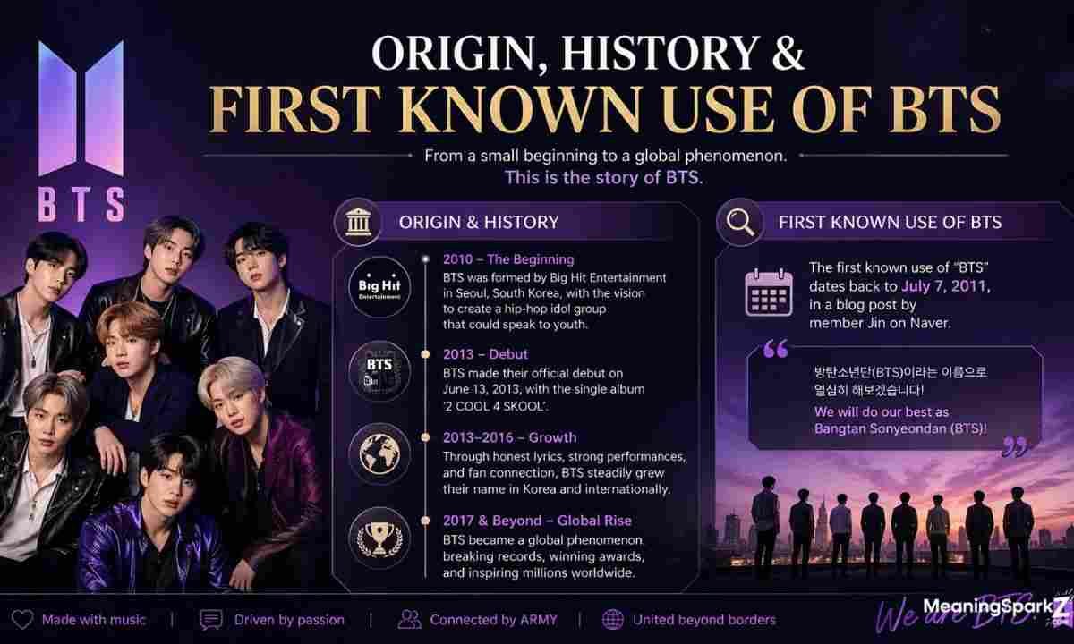 Origin, History & First Known Use of BTS (1)