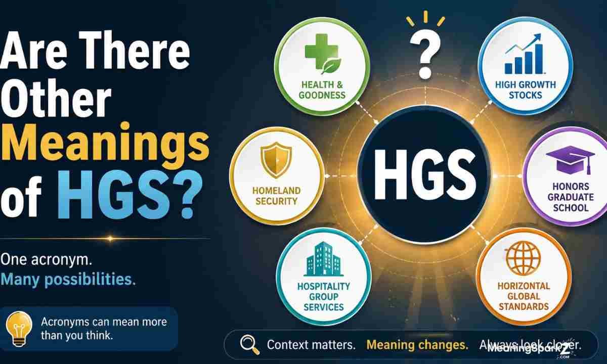Are There Other Meanings of HGS (1)