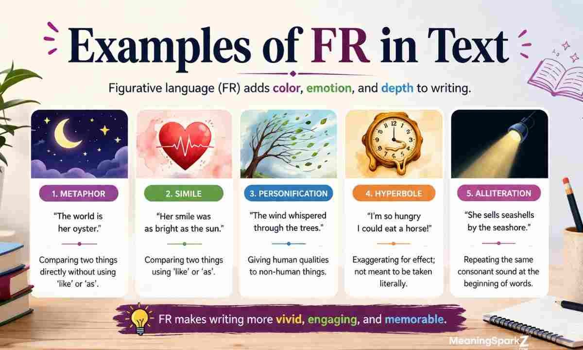 Examples of FR in Text (1)