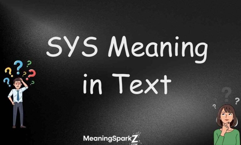 SYS Meaning in Text (1)