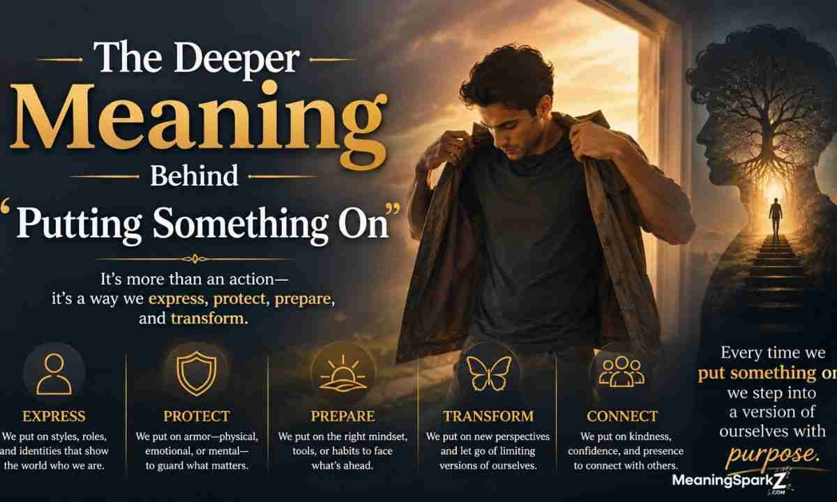 The Deeper Meaning Behind Putting Something On (1)