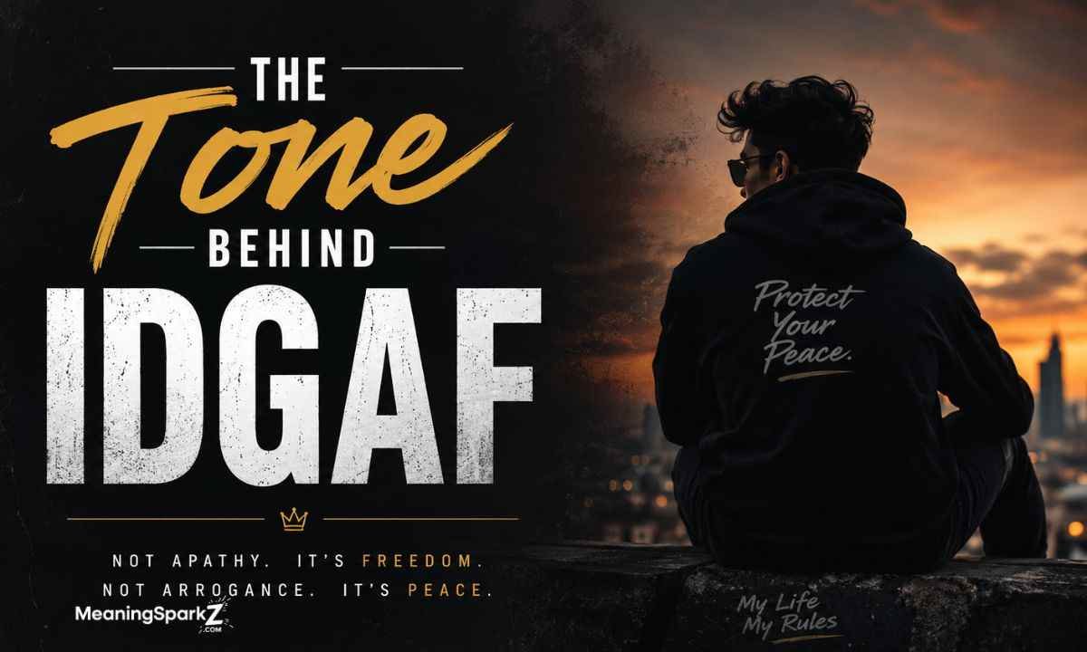 The Tone Behind IDGAF (1)