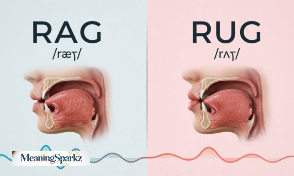 Rag vs rug pronunciation