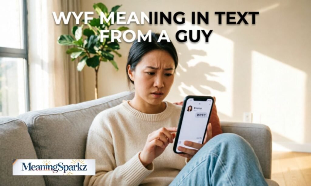 Wyf meaning in text from a guy