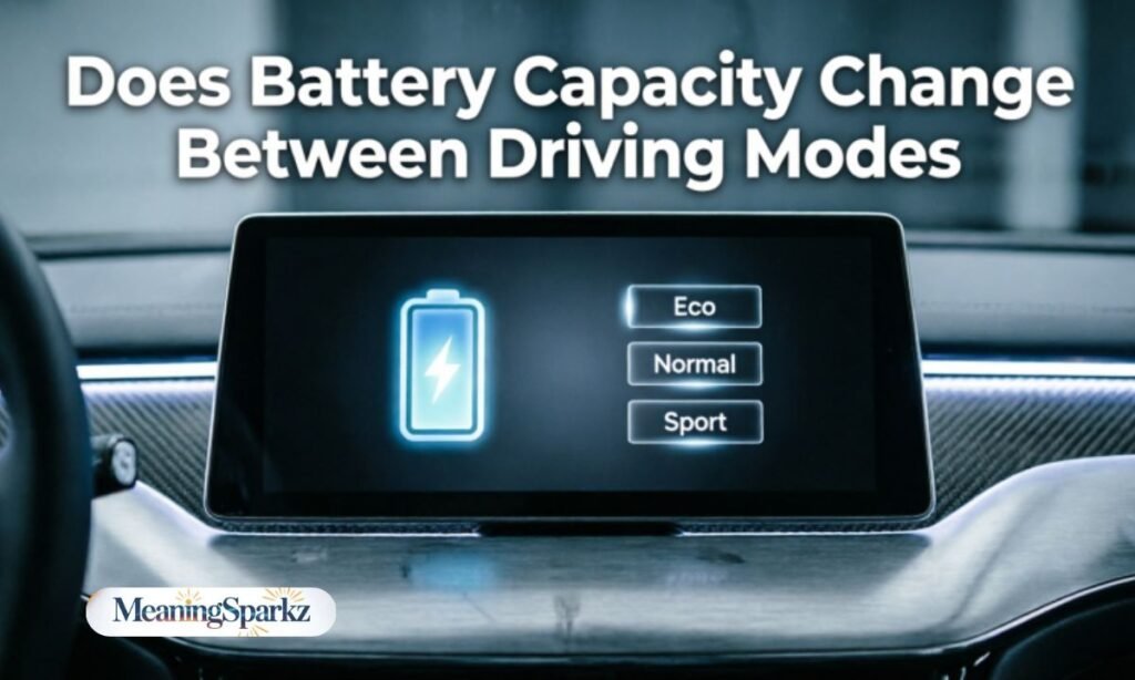 Does Battery Capacity Change Between Driving Modes