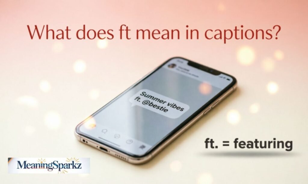 Ft meaning in caption
