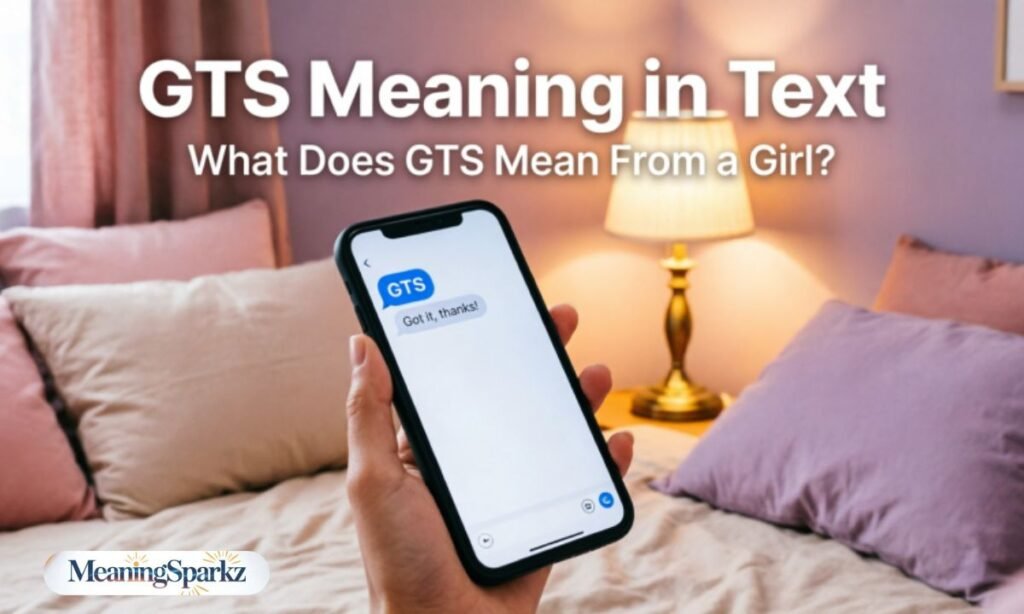 GTS meaning in text from girl