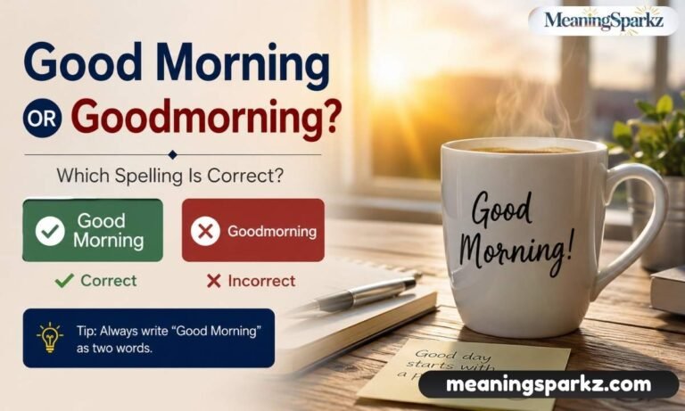 Good Morning or Goodmorning