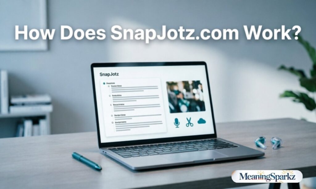 How Does SnapJotz com Work