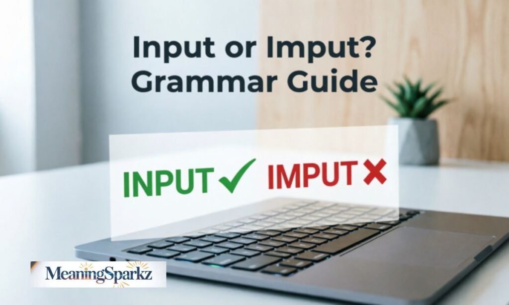 Input or imput grammar