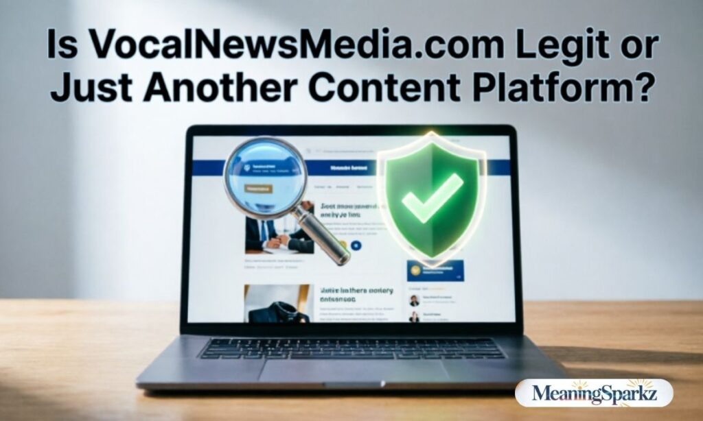 Is VocalNewsMedia Com Legit or Just Another Content Platform