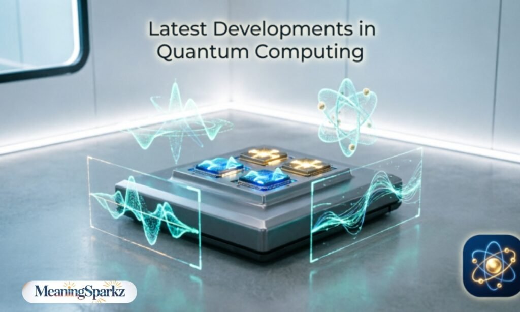 Latest development in quantum computing