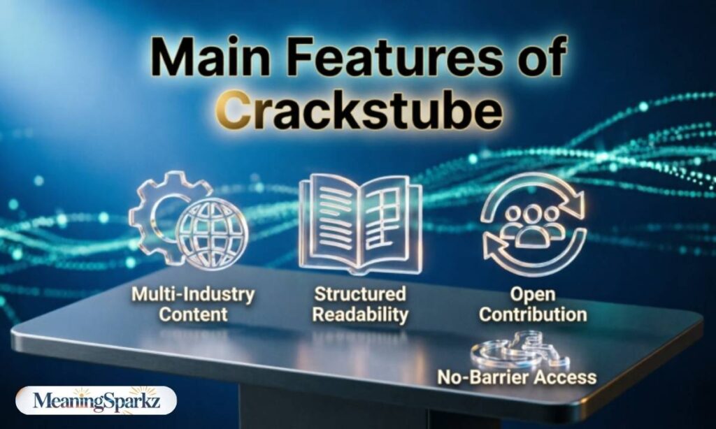 Main Features of Crackstube
