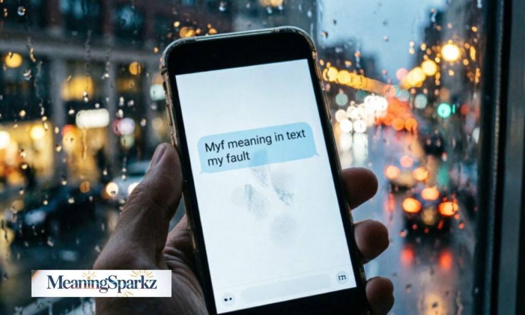 Myf meaning in text my fault