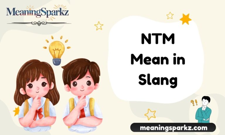 NTM Mean in Slang