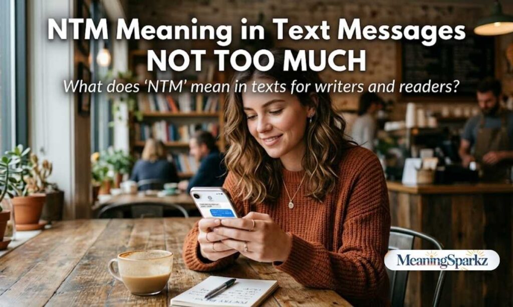 NTM Meaning in Text Messages