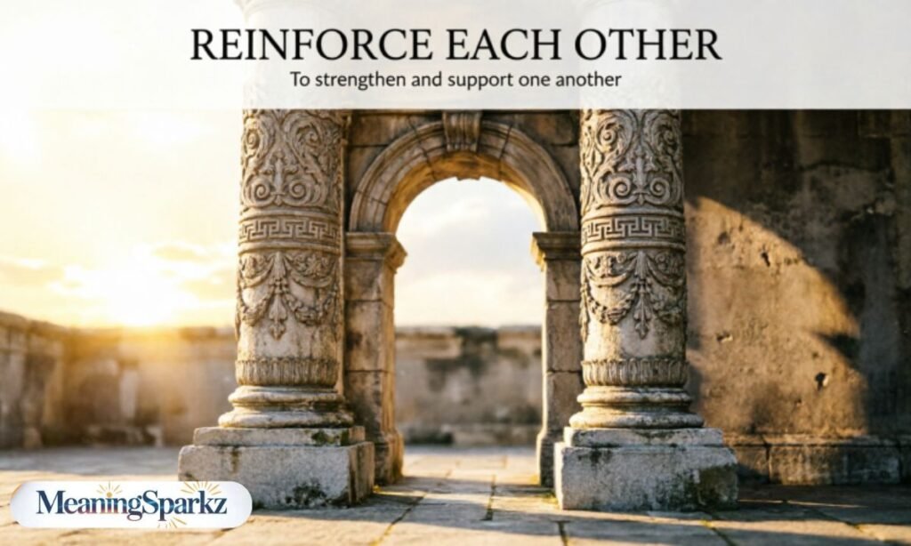Reinforce each other meaning