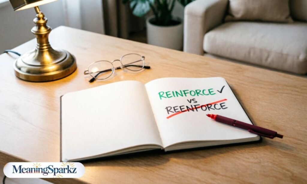 Reinforce vs reenforce reddit