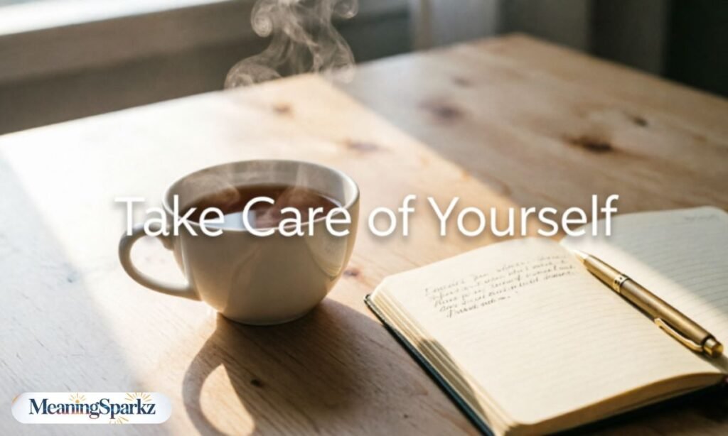 Reply of take care of yourself quotes