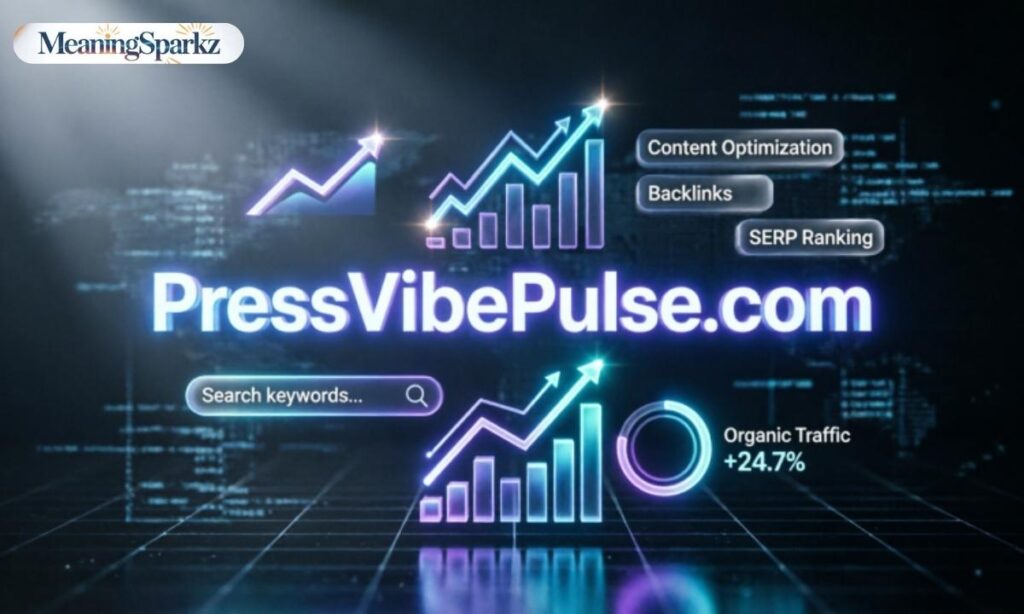 SEO Strategy Behind PressVibePulse com