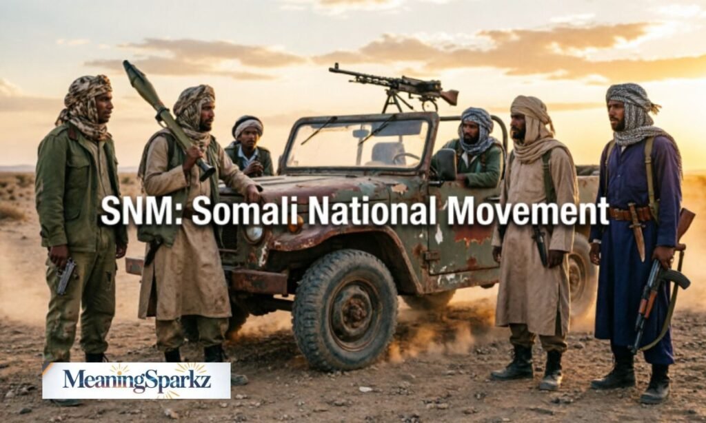 SNM military meaning
