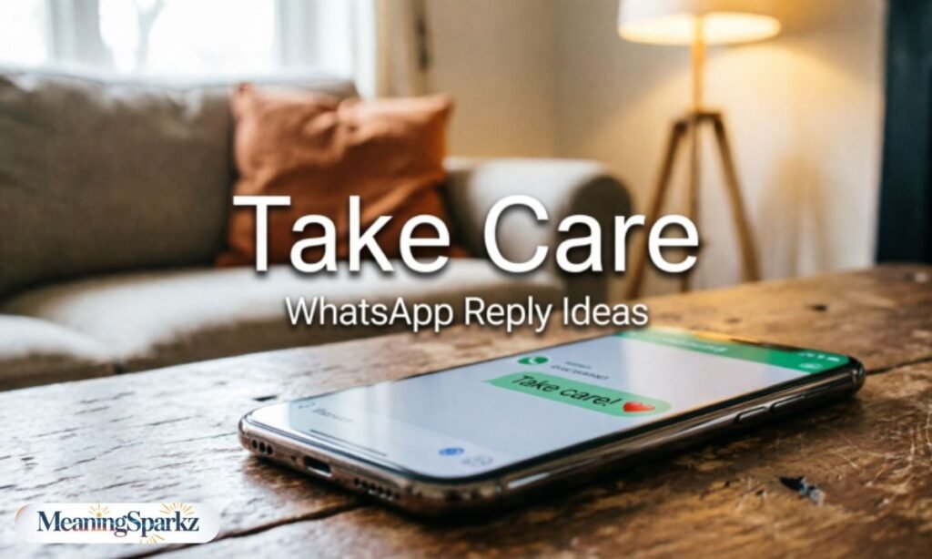Take care reply in whatsapp