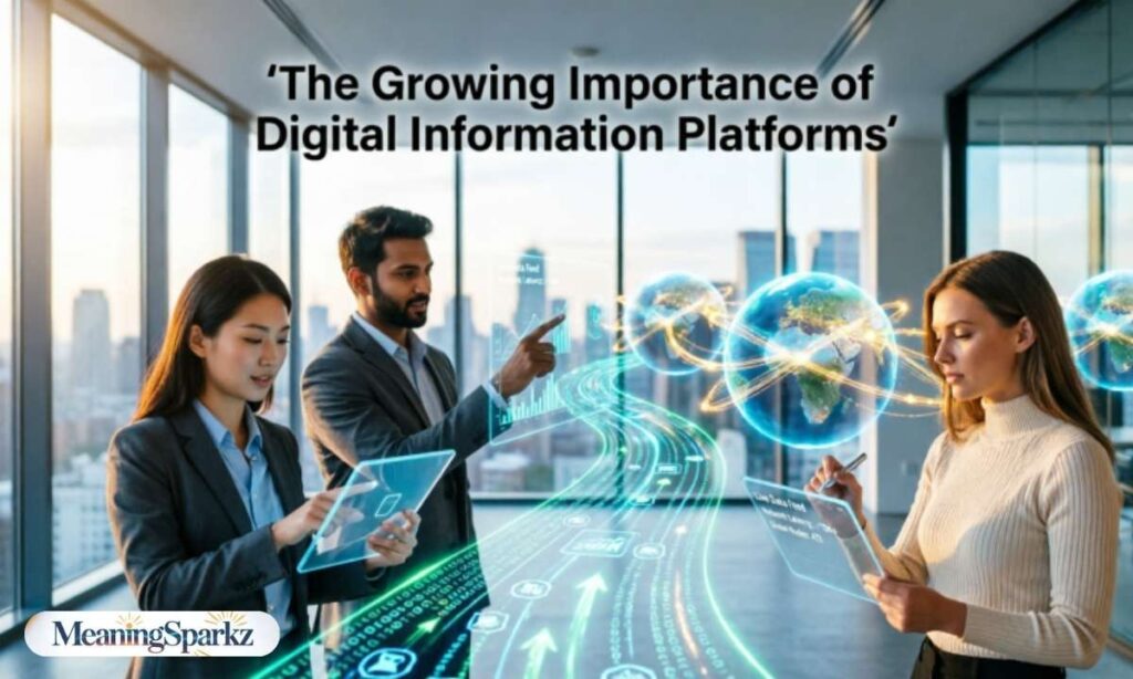 The Growing Importance of Digital Information Platforms