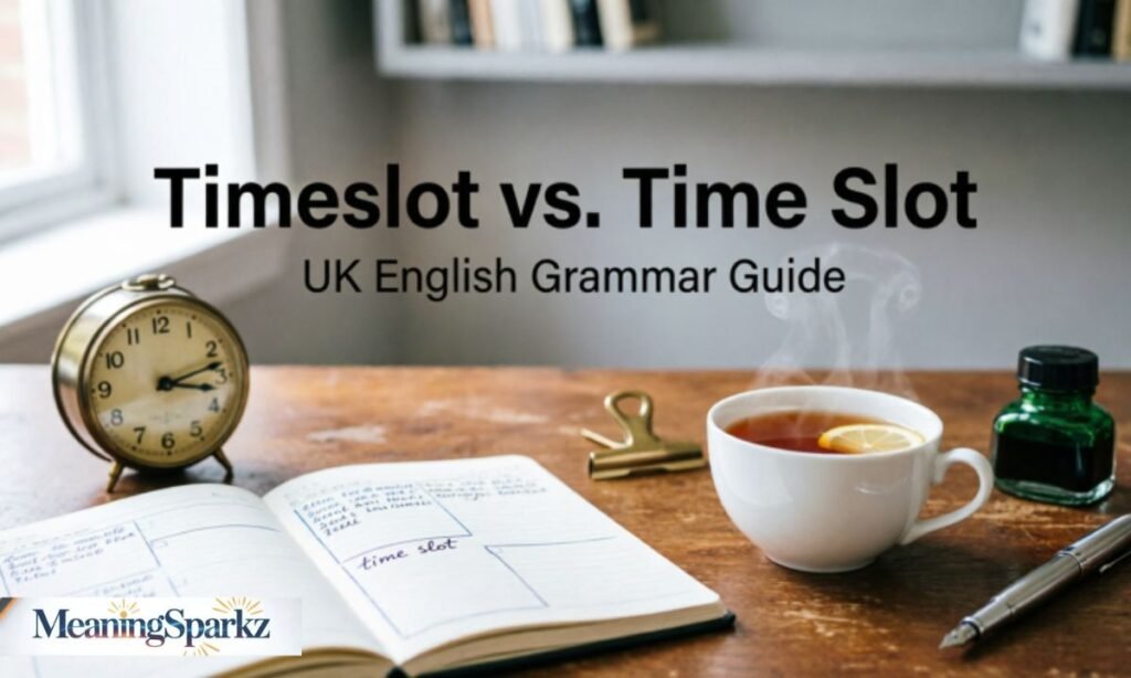 Timeslot or time slot uk