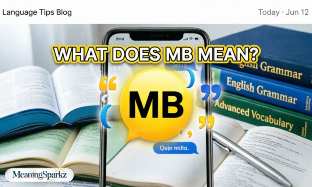 What Does MB Mean in Text