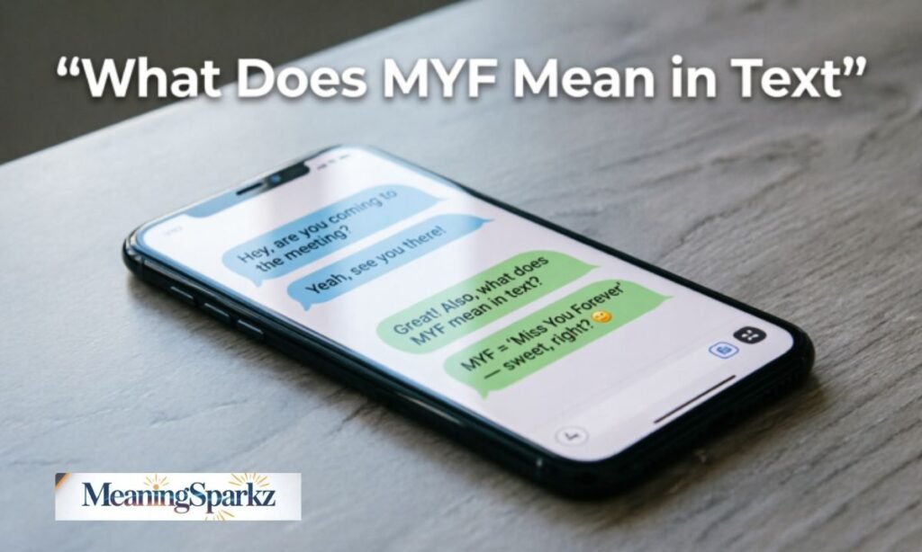 What Does MYF Mean in Text
