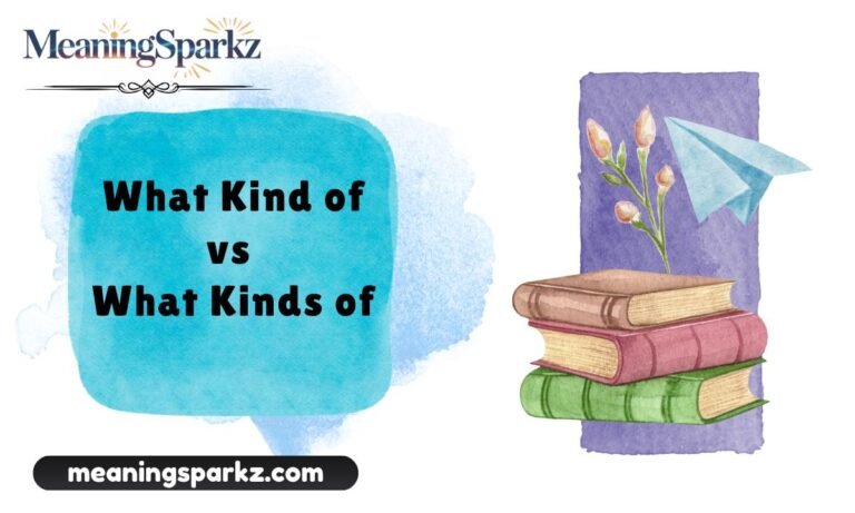 What Kind of vs What Kinds of