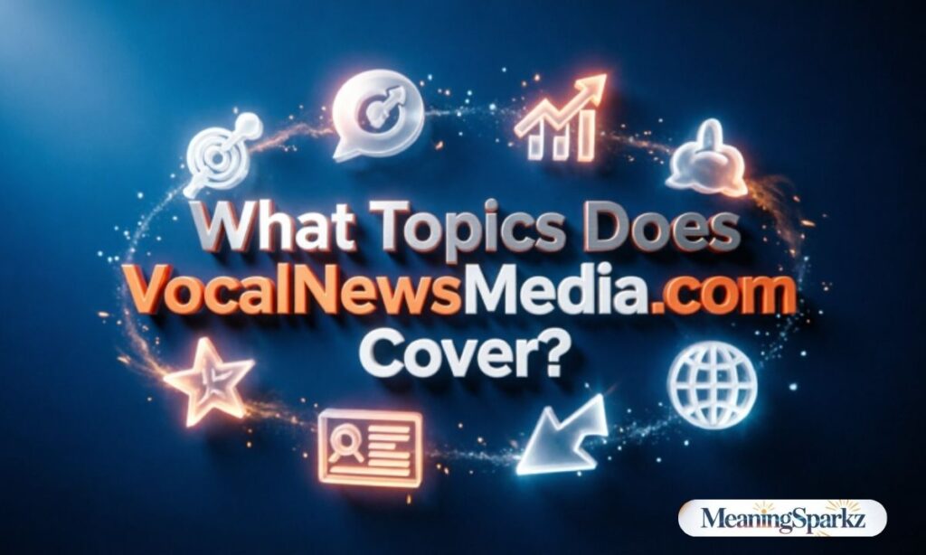 What Topics Does VocalNewsMedia Com Cover