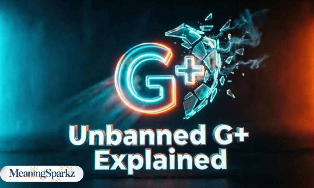 What Unbanned G+ Actually Means