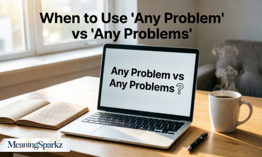 When to Use Any Problem vs Any Problems