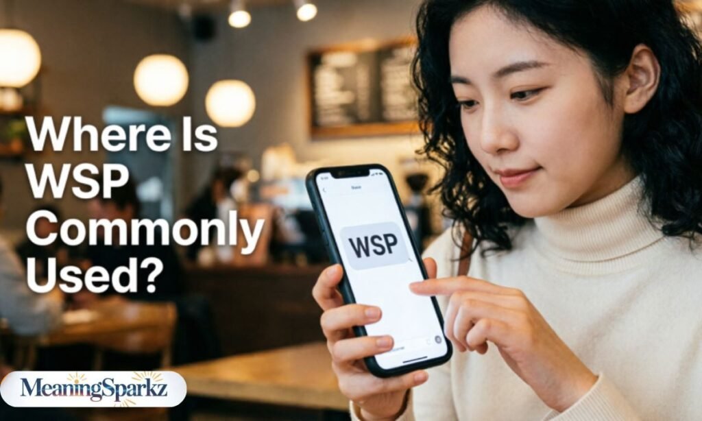 Where Is WSP Commonly Used