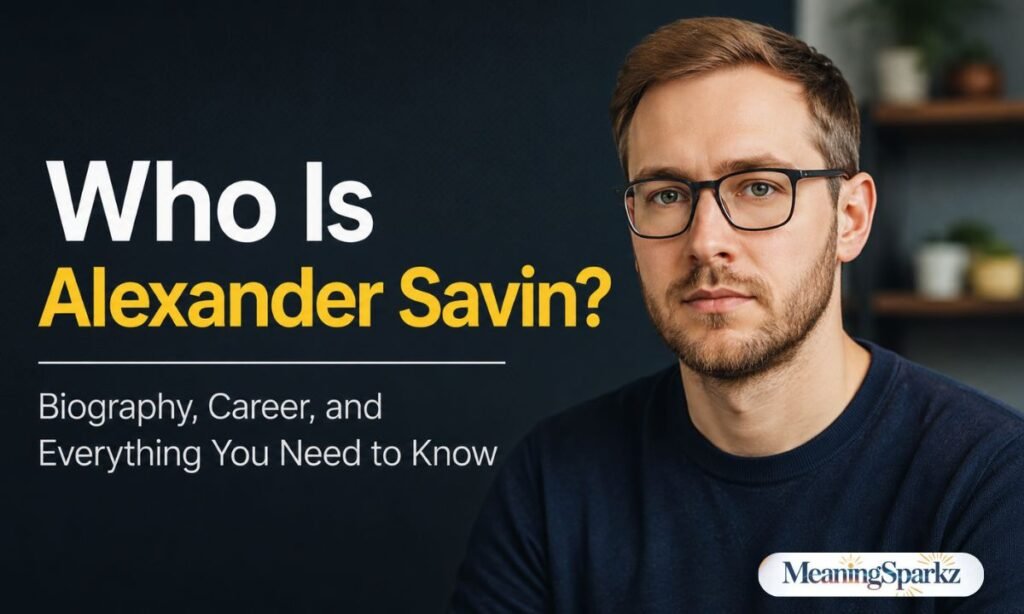 Who Is Alexander Savin