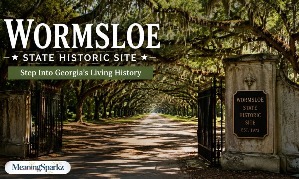 Wormsloe State Historic Site